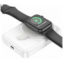 Портативное зарядное устройство Hoco Q11 3in1 Magnetic Phone, iWatch, headset 10000mAh, белый Портативное зарядное устройство Hoco Q11 3in1 Magnetic Phone, iWatch, headset 10000mAh, белый