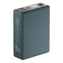 Внешний аккумулятор QX-10, 10000mAh Deep Green Внешний аккумулятор QX-10, 10000mAh Deep Green