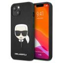 Чехол Karl Lagerfeld PU Saffiano Karl's Head Hard для iPhone 13 Mini, цвет Черный (KLHCP13SSAKHBK) Чехол Karl Lagerfeld PU Saffiano Karl's Head Hard для iPhone 13 Mini, цвет Черный (KLHCP13SSAKHBK)