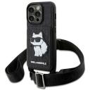 Чехол Lagerfeld Crossbody cardslot PU Saffiano Monogram NFT Choupette Hard для iPhone 14 Pro, черный Чехол Lagerfeld Crossbody cardslot PU Saffiano Monogram NFT Choupette Hard для iPhone 14 Pro, черный