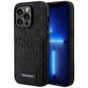 Чехол Karl Lagerfeld PU-кожа Saffiano с монограммой и картхолдером для iPhone 13 Pro, черный Чехол Karl Lagerfeld PU-кожа Saffiano с монограммой и картхолдером для iPhone 13 Pro, черный