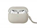 Чехол для AirPods Pro 2 Uniq Lino Liquid Silicone Ivory Beige Чехол для AirPods Pro 2 Uniq Lino Liquid Silicone Ivory Beige