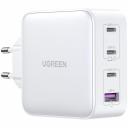 Зарядное устройство Ugreen CD226 GaN Tech Fast Charger (USB-A/3xUSB-C) белый Зарядное устройство Ugreen CD226 GaN Tech Fast Charger (USB-A/3xUSB-C) белый
