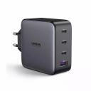 Зарядное устройство сетевое UGREEN CD226 90575 USB-A+3*USB-C 100W GaN Fast Charger с кабелем 100W USB-C. Цвет: серый космос Зарядное устройство сетевое UGREEN CD226 90575 USB-A+3*USB-C 100W GaN Fast Charger с кабелем 100W USB-C. Цвет: серый космос
