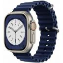 Ремешок для смарт-часов, фитнес-браслета Apple Watch Series 1 2 3 4 SE 5 6 7 8 силиконовый дайверский океан Ocean Band Эпл Вотч 38/40/41 мм, темно-синий Ремешок для смарт-часов, фитнес-браслета Apple Watch Series 1 2 3 4 SE 5 6 7 8 силиконовый дайверский океан Ocean Band Эпл Вотч 38/40/41 мм, темно-синий