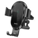 Автодержатель Hoco CA105 Guide с беспроводной зарядкой Black Автодержатель Hoco CA105 Guide с беспроводной зарядкой Black