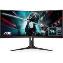 34" Монитор AOC Gaming CU34G2X, 3440x1440, VA, 144Гц, 2хHDMI, 2хDP, изогнутый, черный/красный 34" Монитор AOC Gaming CU34G2X, 3440x1440, VA, 144Гц, 2хHDMI, 2хDP, изогнутый, черный/красный