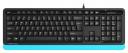 Клавиатура A4Tech Fstyler FKS10 Black/Blue Клавиатура A4Tech Fstyler FKS10 Black/Blue
