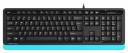 Клавиатура A4Tech Fstyler FKS10 черный/синий Клавиатура A4Tech Fstyler FKS10 черный/синий