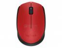 Мыши и клавиатуры Мышь беспроводная Logitech M170, 1000dpi, Wireless, Красный/Черный, 910-004648