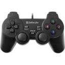 Геймпад Defender Omega USB, проводной, вибрация, для PC, USB, чёрный Геймпад Defender Omega USB, проводной, вибрация, для PC, USB, чёрный