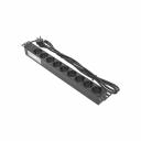 Блок розеток PDU применяется для организации распределения электропитания в телекоммуникационных шкафах и стойках; для контроля и учета значений мощности, поступающей на активное сетевое и серверное оборудование; для организации удаленного мониторинга внутренней среды шкафа посредством подключаемых к PDU датчиков. Представляет собой блок горизонтального исполнения, на корпусе которого располагаются 9 гнезд электрических розеток. Блок розеток PDU применяется для организации распределения электропитания в телекоммуникационных шкафах и стойках; для контроля и учета значений мощности, поступающей на активное сетевое и серверное оборудование; для организации удаленного мониторинга внутренней среды шкафа посредством подключаемых к PDU датчиков. Представляет собой блок горизонтального исполнения, на корпусе которого располагаются 9 гнезд электрических розеток.