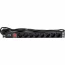 Блок розеток IEK ITK PDU 8 розеток нем. ст, с LED выкл,1U, шнур 2м вилка нем. ст PH12-8D1 Блок розеток IEK ITK PDU 8 розеток нем. ст, с LED выкл,1U, шнур 2м вилка нем. ст PH12-8D1