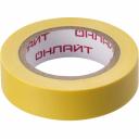 Изолента ОНЛАЙТ OIT-B15-10/Y 61879 Изолента ОНЛАЙТ OIT-B15-10/Y 61879