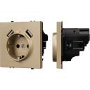 Механизм розетки с USB зарядкой SCT-NOBE-MUAA-SFPL-GD (230V, 16A) (Arlight) 054290 Механизм розетки с USB зарядкой SCT-NOBE-MUAA-SFPL-GD (230V, 16A) (Arlight) 054290