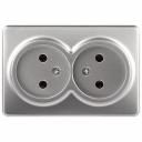 11-2202-03 Розетка ЭРА Эксперт 11-2202-03 2х2P IP20 16A-250В ОУ алюминий, цена за 1 шт 11-2202-03 Розетка ЭРА Эксперт 11-2202-03 2х2P IP20 16A-250В ОУ алюминий, цена за 1 шт