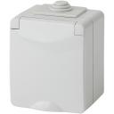 Розетка накладная с заземлением, шторками и крышкой (серый) IP65 ЭРА 11-2602-03 Розетка накладная с заземлением, шторками и крышкой (серый) IP65 ЭРА 11-2602-03