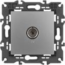 ТВ-розетка встраиваемая (алюминий) ЭРА 14-3101-03 ТВ-розетка встраиваемая (алюминий) ЭРА 14-3101-03