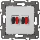 Двойная аудио розетка ЭРА 14-3112-01 Elegance Б0034326 Двойная аудио розетка ЭРА 14-3112-01 Elegance Б0034326