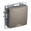 Одноместная розетка IEK Brite рсбш10-3-брш BR-R16-16-K37 Одноместная розетка IEK Brite рсбш10-3-брш BR-R16-16-K37