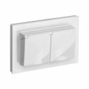 Двухместная розетка 2-местная розетка IEK Brite рсбш12-3-44-брб с заземлением, с защитными шторками и крышкой, 16А, в сборе, ip44, белый BR-R26-16-44-K01-F Двухместная розетка 2-местная розетка IEK Brite рсбш12-3-44-брб с заземлением, с защитными шторками и крышкой, 16А, в сборе, ip44, белый BR-R26-16-44-K01-F