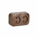 Двухместная розетка IEK GLORY РС22-2-ХД ERH20-K24-10 Двухместная розетка IEK GLORY РС22-2-ХД ERH20-K24-10