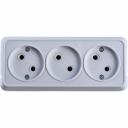 Трехместная розетка Intro Quadro Б0053809 Трехместная розетка Intro Quadro Б0053809