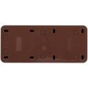 Розетка тройная Intro Quadro 2-205-10 без заземления открытой установки 16А 250В венге Розетка тройная Intro Quadro 2-205-10 без заземления открытой установки 16А 250В венге