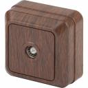 Одиночная розетка TV Розетка TV Intro 230110 одиночная, IP20, ОУ, Quadro, венге 240 Б0030127 Одиночная розетка TV Розетка TV Intro 230110 одиночная, IP20, ОУ, Quadro, венге 240 Б0030127