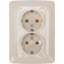 Двухместная розетка KRANZ dea KR-78-0250 Двухместная розетка KRANZ dea KR-78-0250