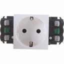 Одноместная розетка Legrand Mosaic Leg133183 077401 Одноместная розетка Legrand Mosaic Leg133183 077401