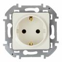 Розетка Legrand Inspiria встраиваемая слоновая кость со шторками (673731) Розетка Legrand Inspiria встраиваемая слоновая кость со шторками (673731)