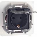 Розетка 2К+З IP 44 с откидной крышкой и шторками немецкий стандарт 16 А 250 В~ INSPIRIA антрацит LEGRAND (673743), цена за 1 шт Розетка 2К+З IP 44 с откидной крышкой и шторками немецкий стандарт 16 А 250 В~ INSPIRIA антрацит LEGRAND (673743), цена за 1 шт