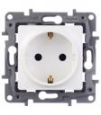Розетка Legrand Etika встраиваемая белая (672221) Розетка Legrand Etika встраиваемая белая (672221)