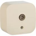 Одноместная TV розетка Legrand Quteo 782245 255259 Одноместная TV розетка Legrand Quteo 782245 255259