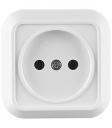 Розетка Makel Siva Ustu накладная белая (45102) Розетка Makel Siva Ustu накладная белая (45102)