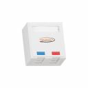 Настенная розетка NIKOMAX NMC-WO2SD2-FT-ST-WT Настенная розетка NIKOMAX NMC-WO2SD2-FT-ST-WT