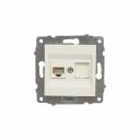 Механизм компьютерной 1-местной розетки rj45 OVIVO CAT6 600-000301-229 Механизм компьютерной 1-местной розетки rj45 OVIVO CAT6 600-000301-229