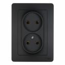 Розетка Systeme Electric Blanca встраиваемая антрацит (BLNRS000026) Розетка Systeme Electric Blanca встраиваемая антрацит (BLNRS000026)