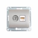 Двойная розетка Systeme Electric Glossa GSL001289 Двойная розетка Systeme Electric Glossa GSL001289