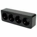 Четырехместная розетка STEKKER софия 49320 Четырехместная розетка STEKKER софия 49320