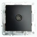 Розетка телевизионная 1-местная, 75 Ом (механизм), серия Эрна, PST00-9108-03, черный, цена за 1 шт. Розетка телевизионная 1-местная, 75 Ом (механизм), серия Эрна, PST00-9108-03, черный, цена за 1 шт.