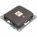 Одноместный механизм компьютерной розетки Systeme Electric GLOSSA GSL001381K Одноместный механизм компьютерной розетки Systeme Electric GLOSSA GSL001381K