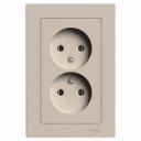 Розетка Systeme Electric AtlasDesign встраиваемая песочная (ATN001220) Розетка Systeme Electric AtlasDesign встраиваемая песочная (ATN001220)
