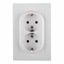 Розетка Systeme Electric AtlasDesign встраиваемая белая (ATN000124) Розетка Systeme Electric AtlasDesign встраиваемая белая (ATN000124)