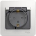 Розетка Systeme Electric GSL000148 GLOSSA, 16 А, с защитной шторкой, с заземлением Розетка Systeme Electric GSL000148 GLOSSA, 16 А, с защитной шторкой, с заземлением