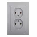 Розетка Systeme Electric AtlasDesign встраиваемая алюминий (ATN000320) Розетка Systeme Electric AtlasDesign встраиваемая алюминий (ATN000320)