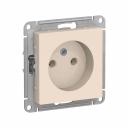 Розетка Systeme Electric Бежевый без заземления, 16А ATN000241 Розетка Systeme Electric Бежевый без заземления, 16А ATN000241
