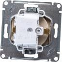 Розетка Systeme Electric Шампань с заземлением, со шторками, с крышкой, 16А ATN000546 Розетка Systeme Electric Шампань с заземлением, со шторками, с крышкой, 16А ATN000546