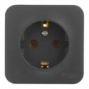 Розетка Systeme Electric Blanca накладная антрацит (BLNRA010116) Розетка Systeme Electric Blanca накладная антрацит (BLNRA010116)